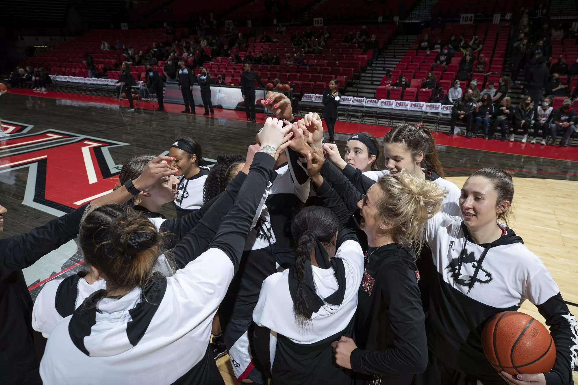 WBB Team Huddle