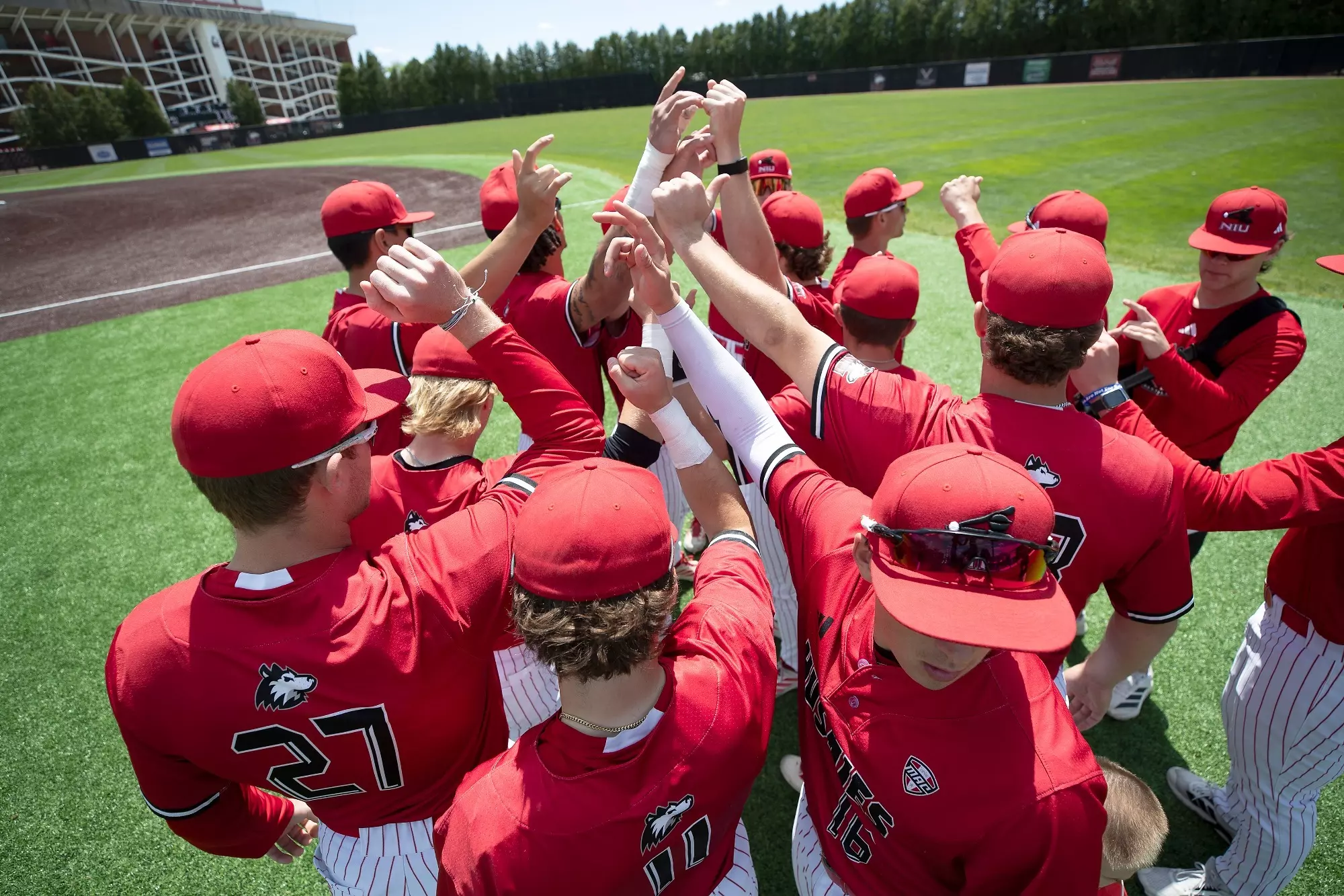 BASE - Huskies take the field