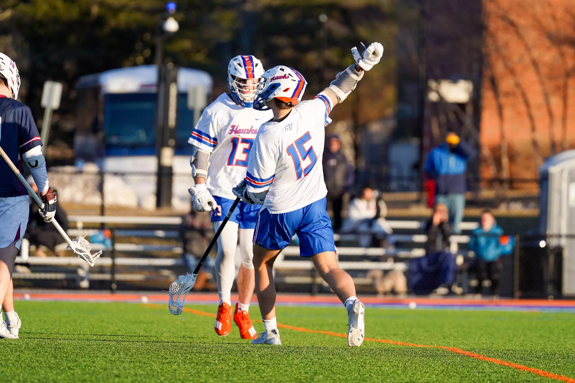 Nick Darcangelo Goal Colin Cleary Huddle Celly Team