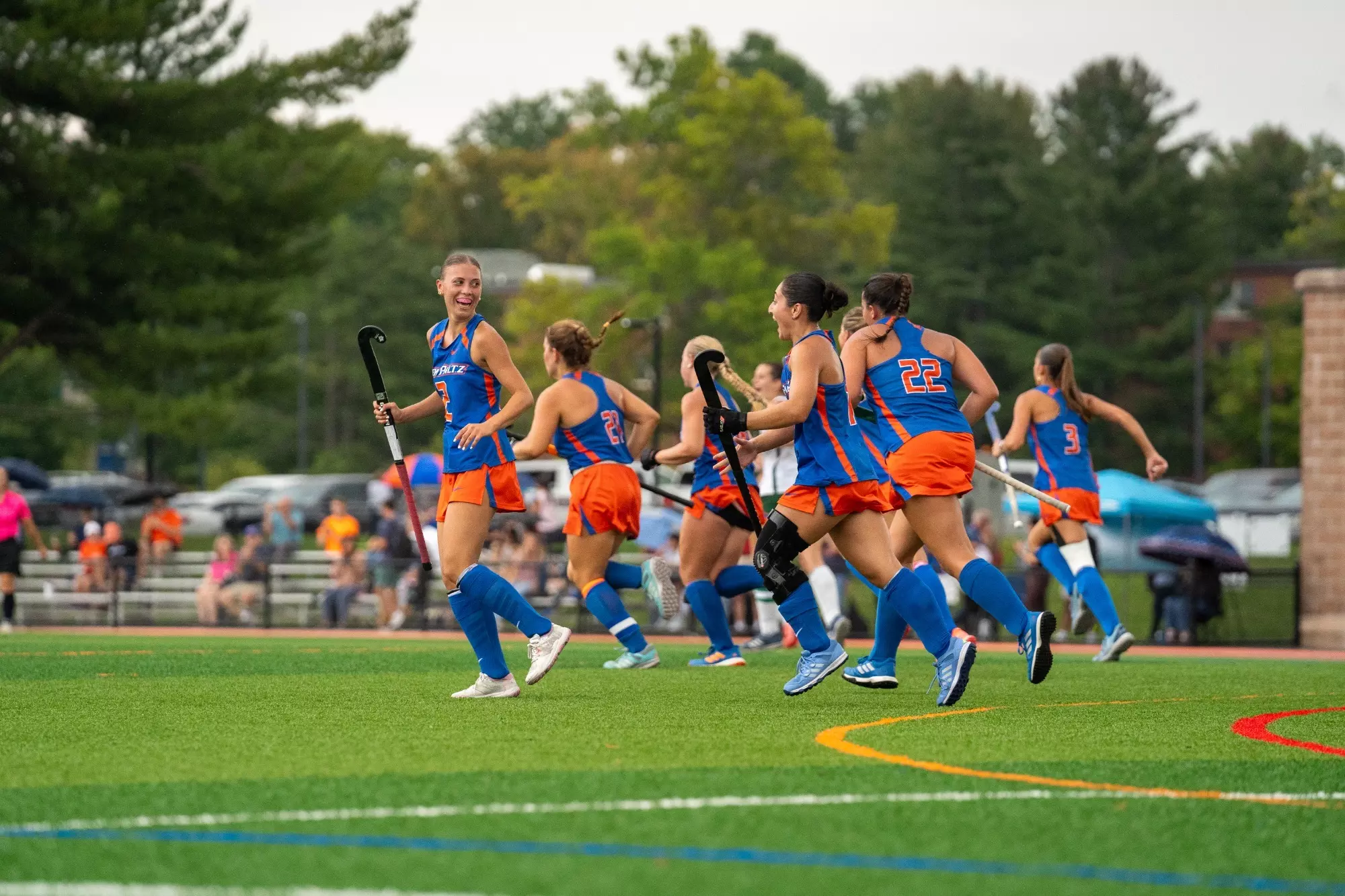 Abigail Bozzanca First Collegiate Goal vs Marywood Celly (+Sam Torres)