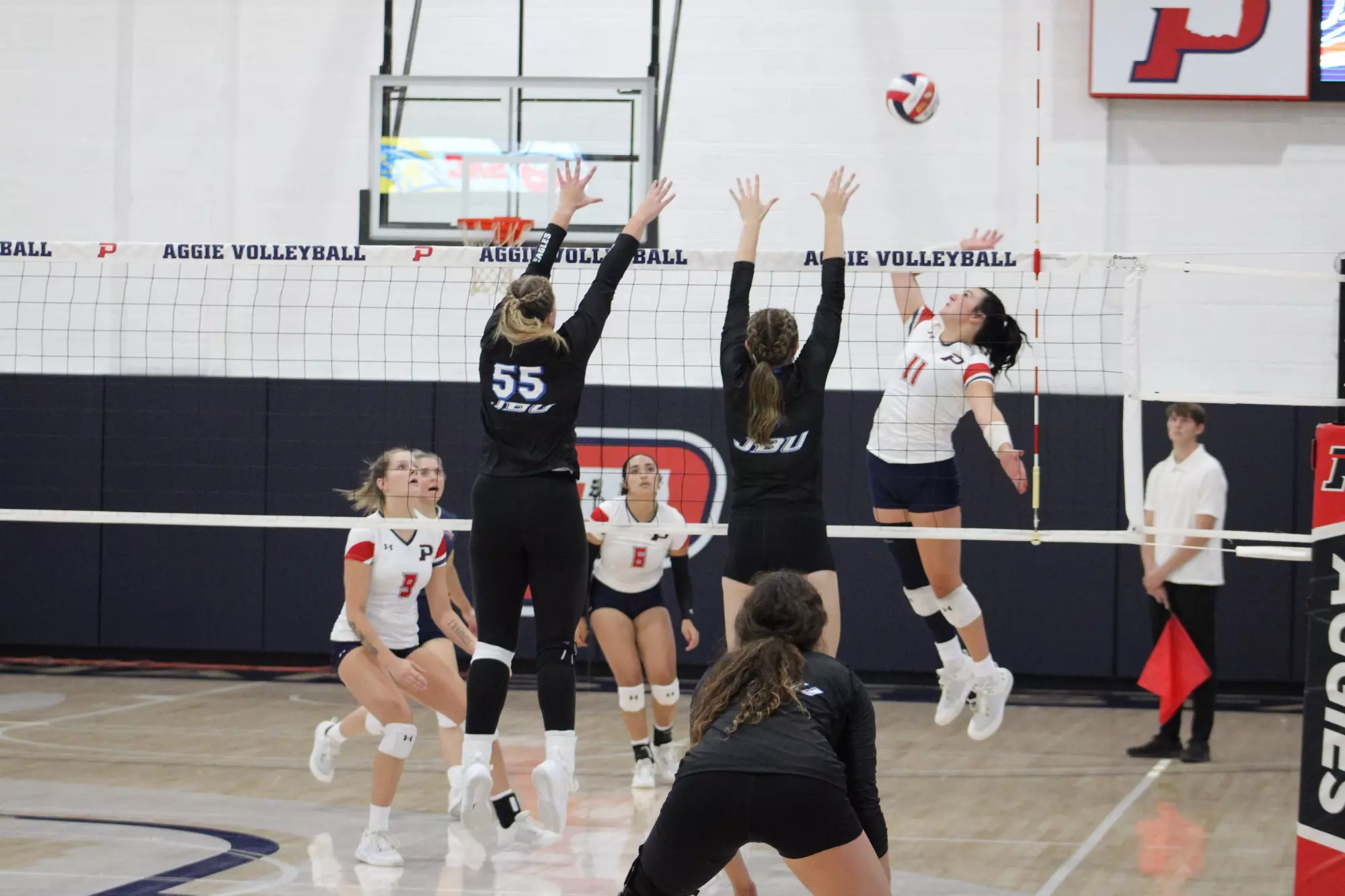 Aggie Volleyball Battles It Out in Kansas Oklahoma Panhandle State