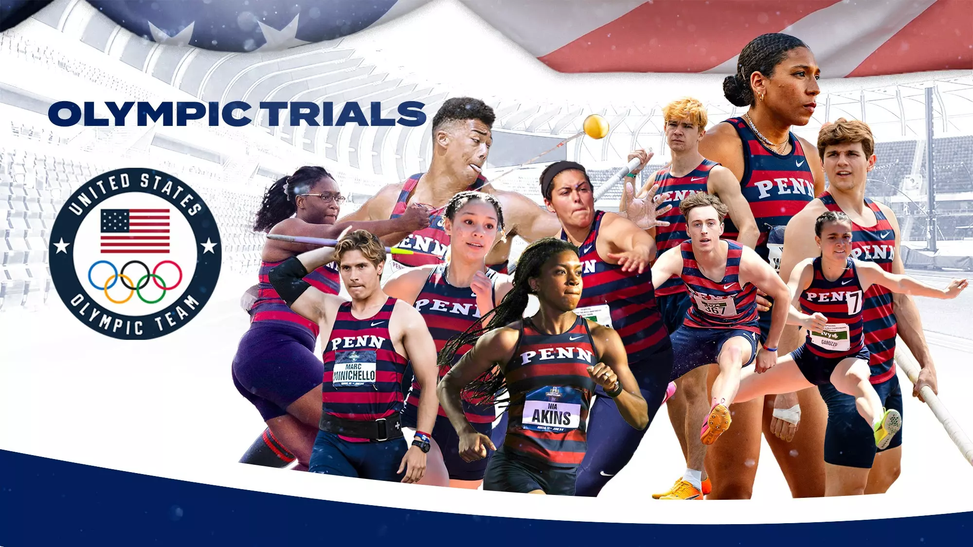 Penn To Be Well Represented at USATF Olympic Trials From June 2130