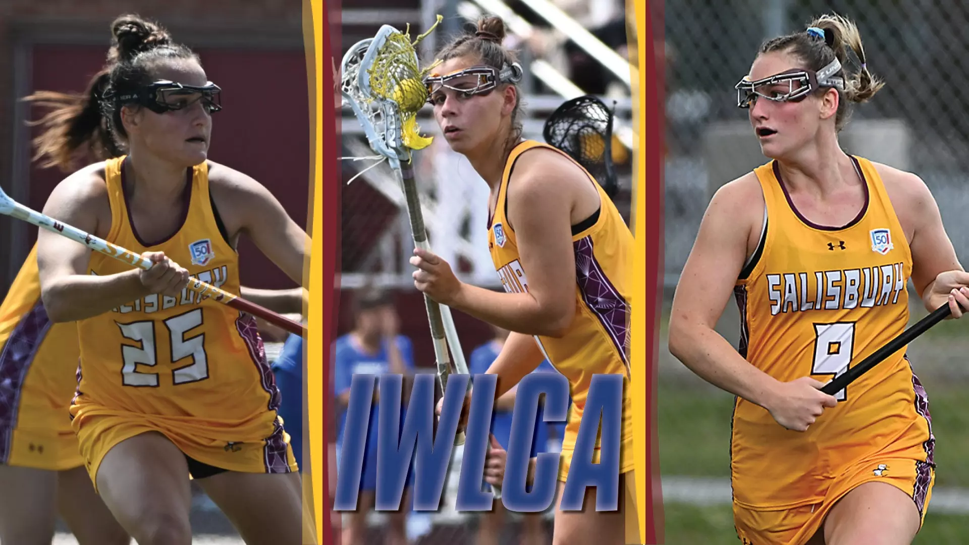 Hanzsche, Held, Vilov honored as IWLCA AllAmericans Salisbury University