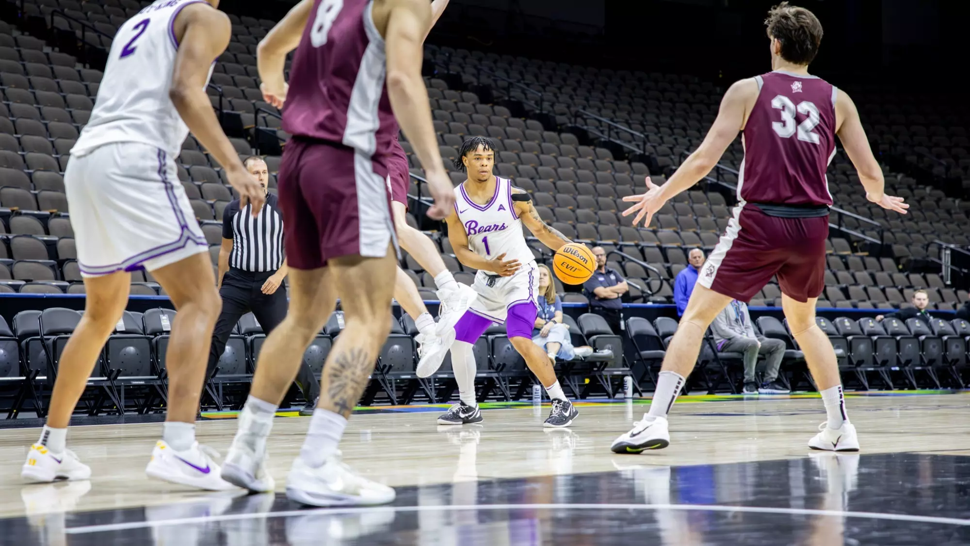 Hunter with the ball