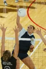 Senior outside hitter Dawn Strahanoski posted a career-high 10 kills on Friday morning against Tennessee State.