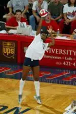 Sophomore middle hitter Ambria Springer led UIC with six kills against Memphis on Saturday night.