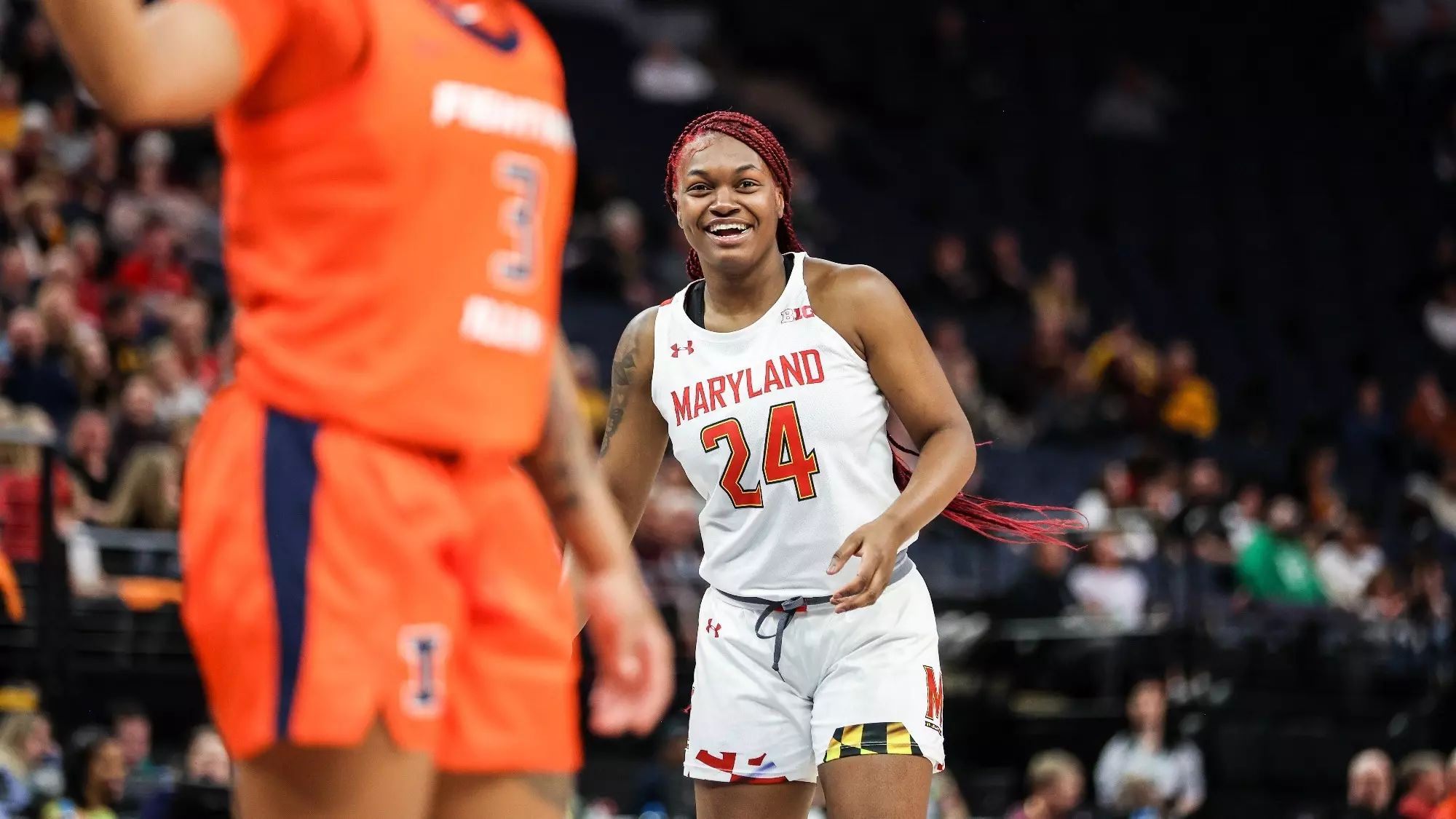 Bri McDaniel Big Ten Tournament Celebration