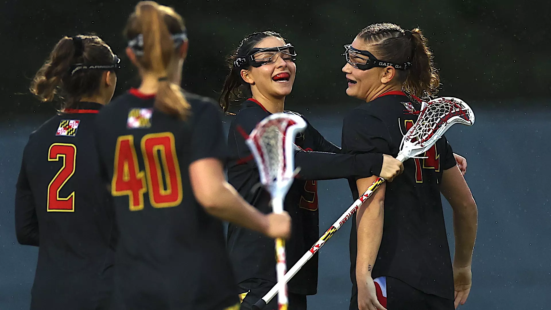 Women's Lacrosse Celebration 