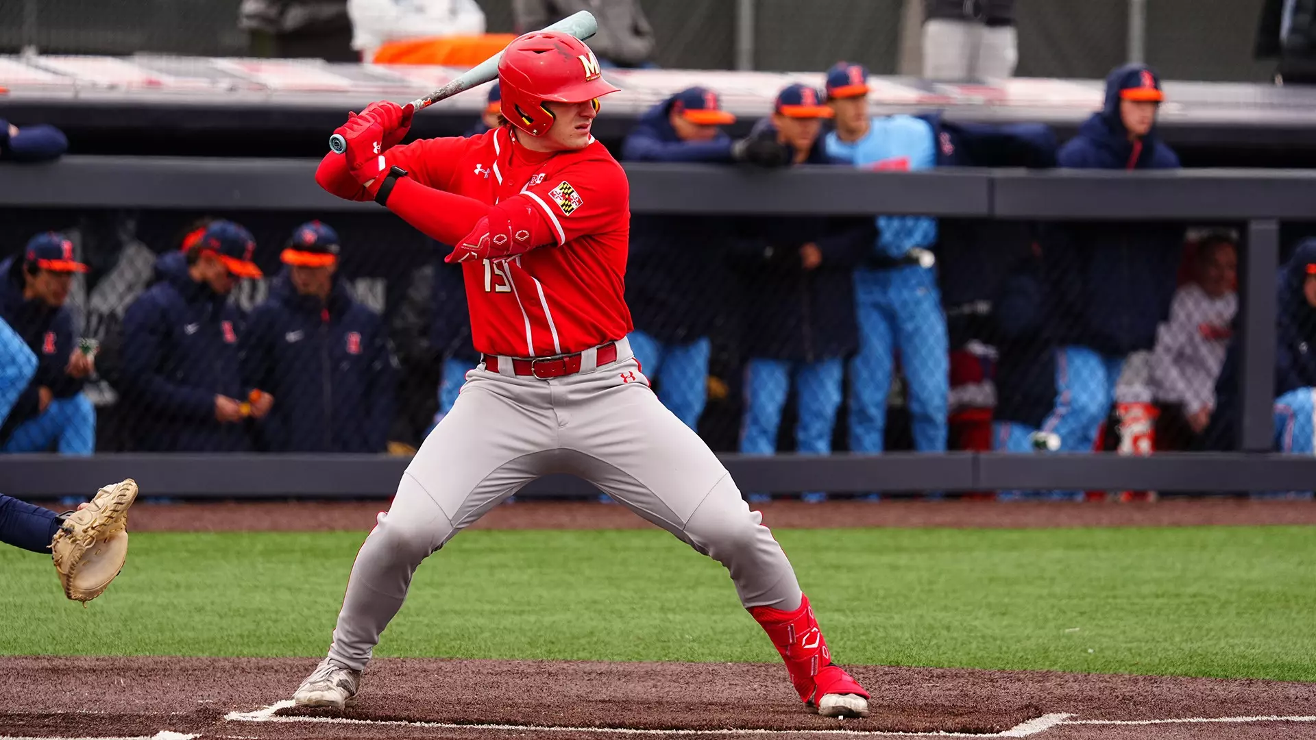 Alex Calarco Bats in Game 3 Against Illinois