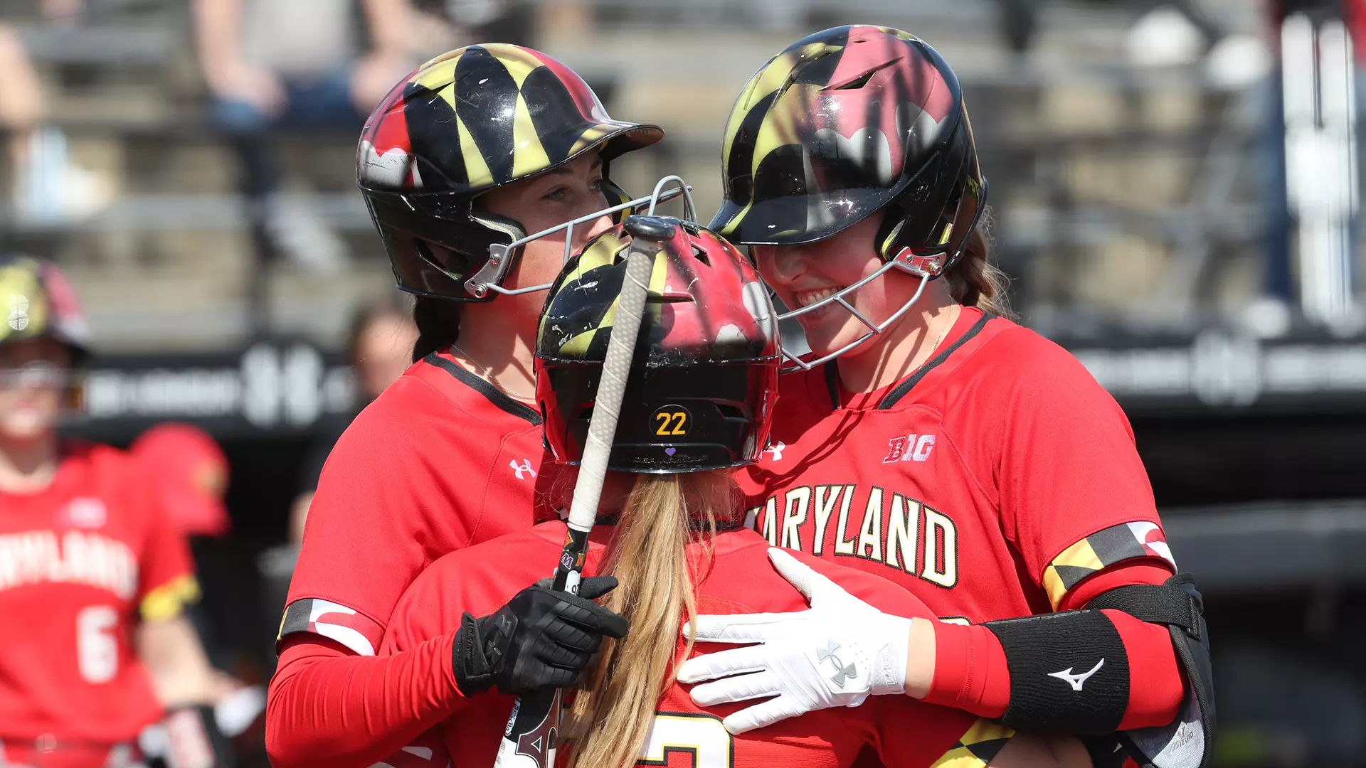 Maryland Celebrates Anna McGowan's Homer Against Indiana