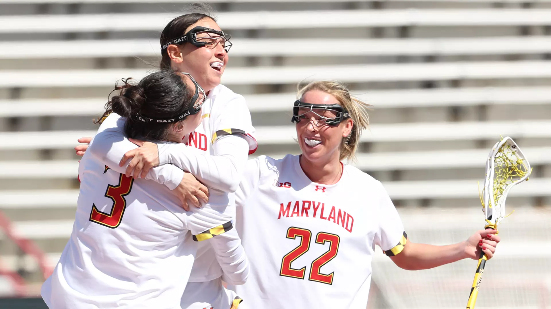 Maryland Celebrates a Goal Against Penn State