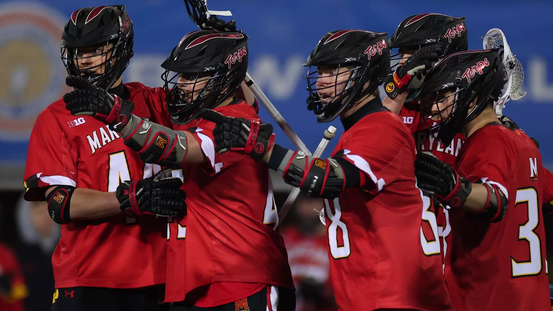 Maryland Celebrates a Goal Against Delaware