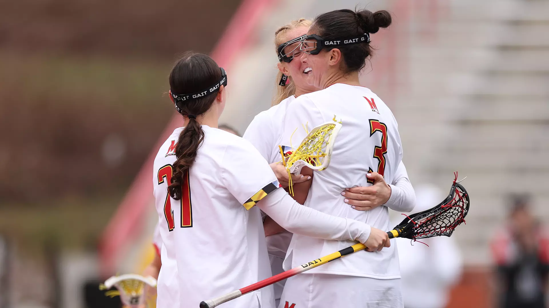 Kristen Shanahan Celebrates a Goal Against James Madison