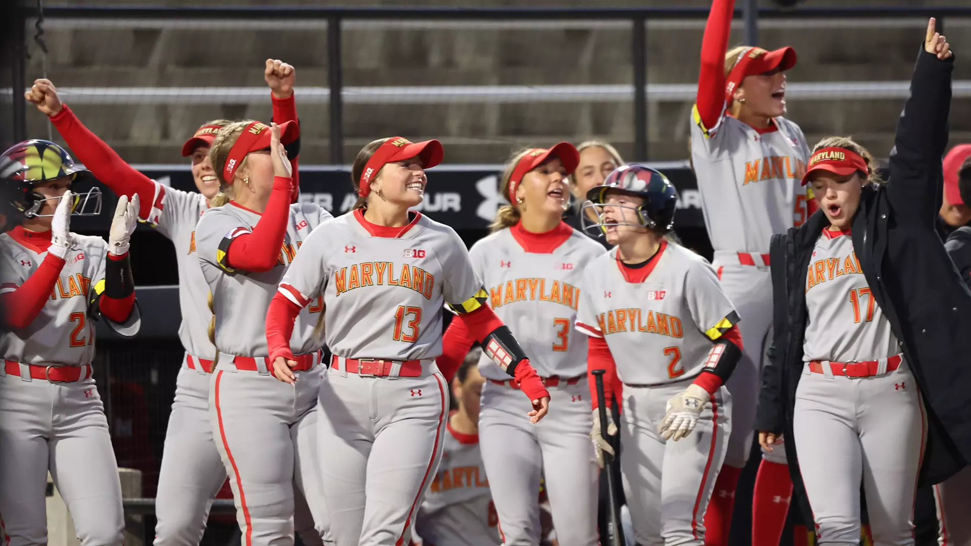 Maryland Celebrates a Walkoff Win Over Georgetown