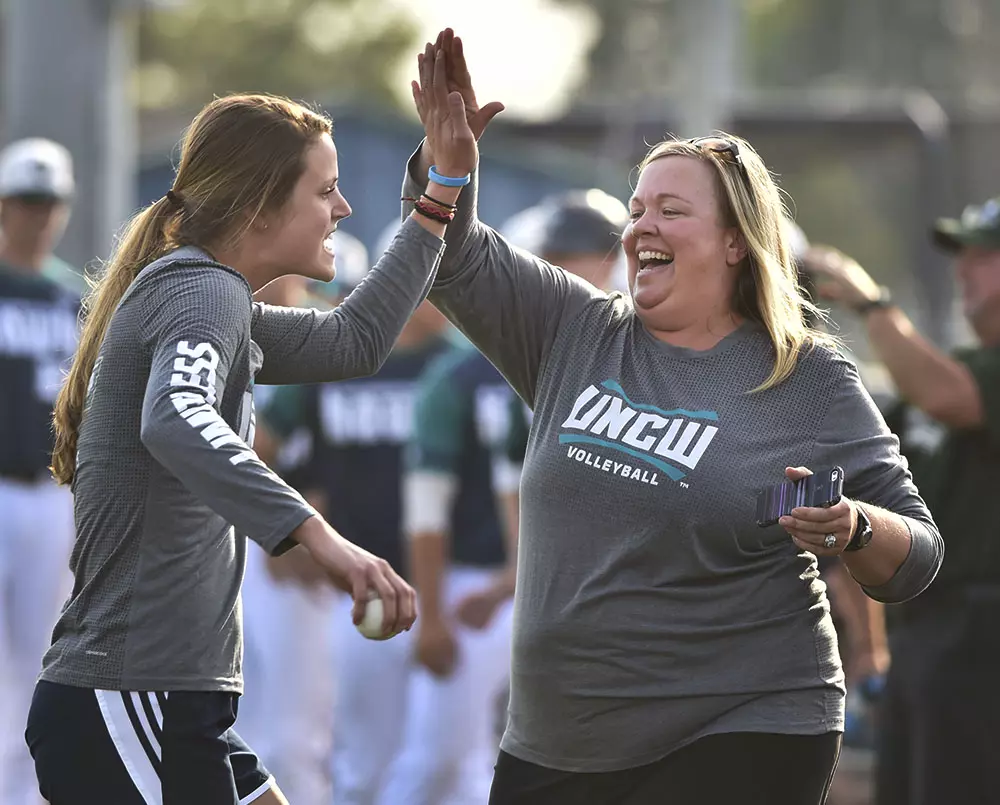 Meredith Peacock & Coach Bambenek