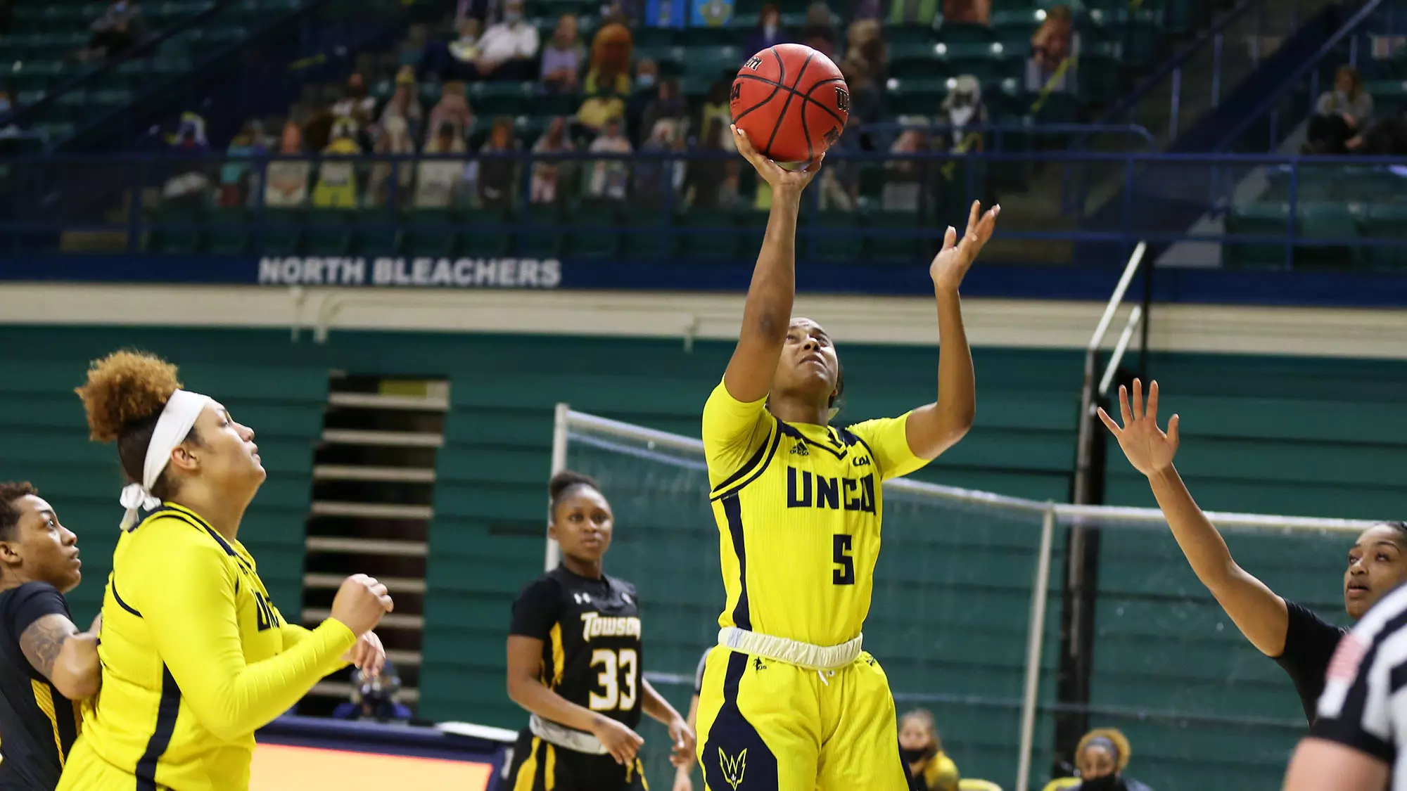 Camille Downs 2020-21 Action vs Towson