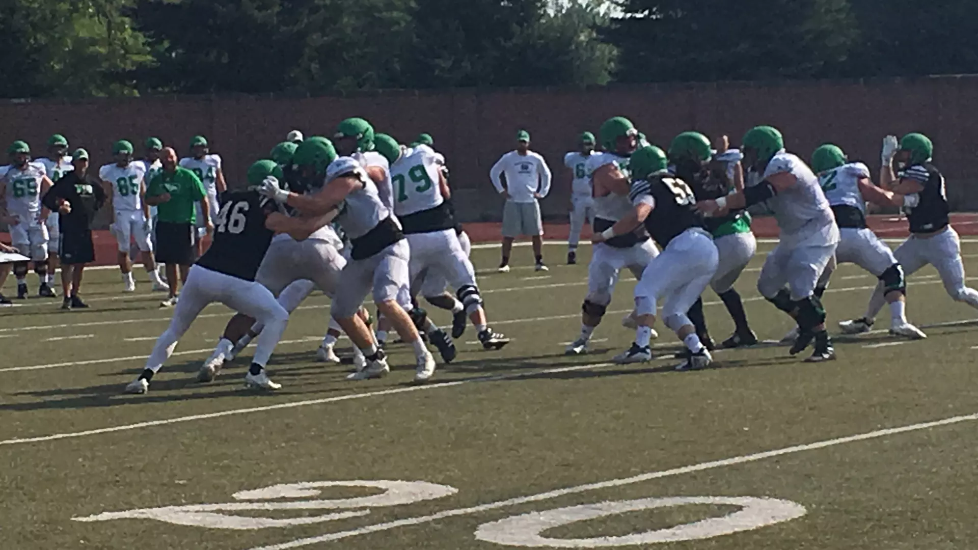 Aug 9 fb practice