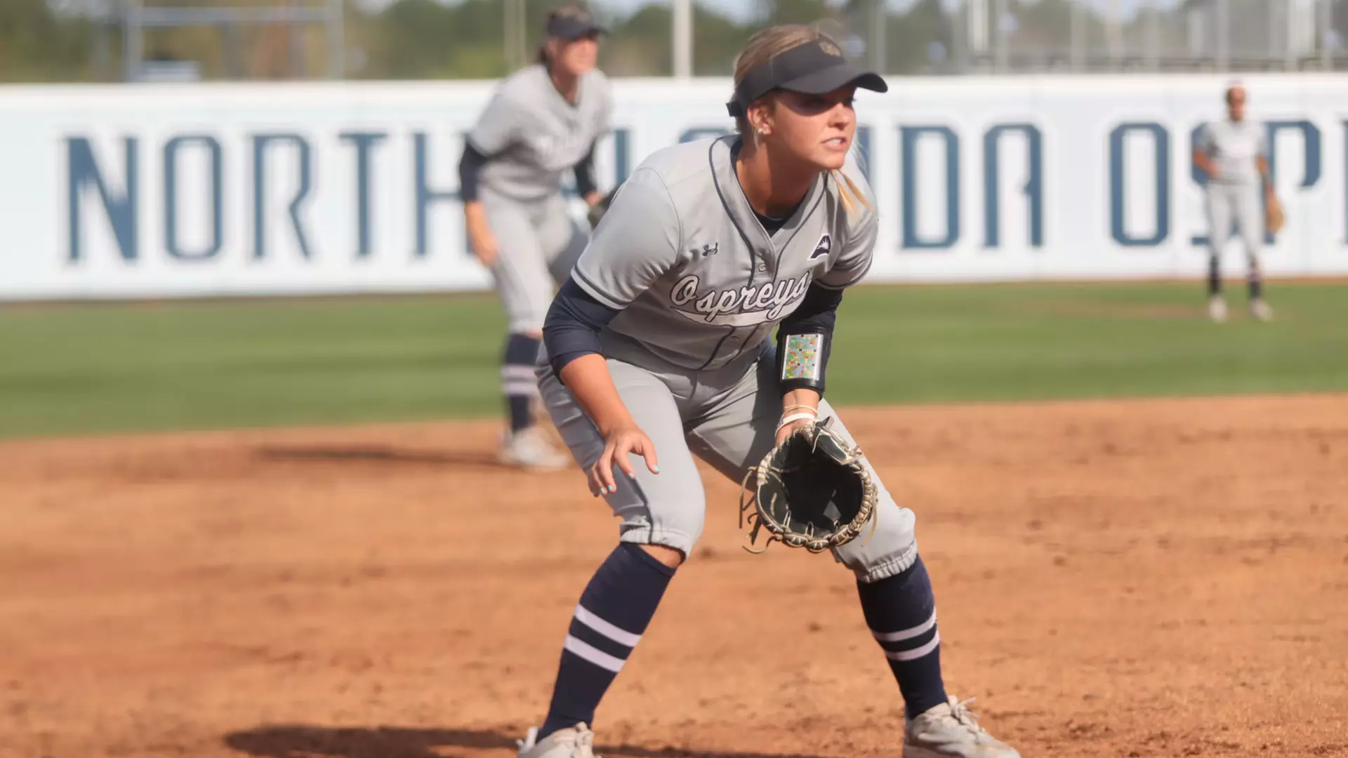 Abi Annett at third base