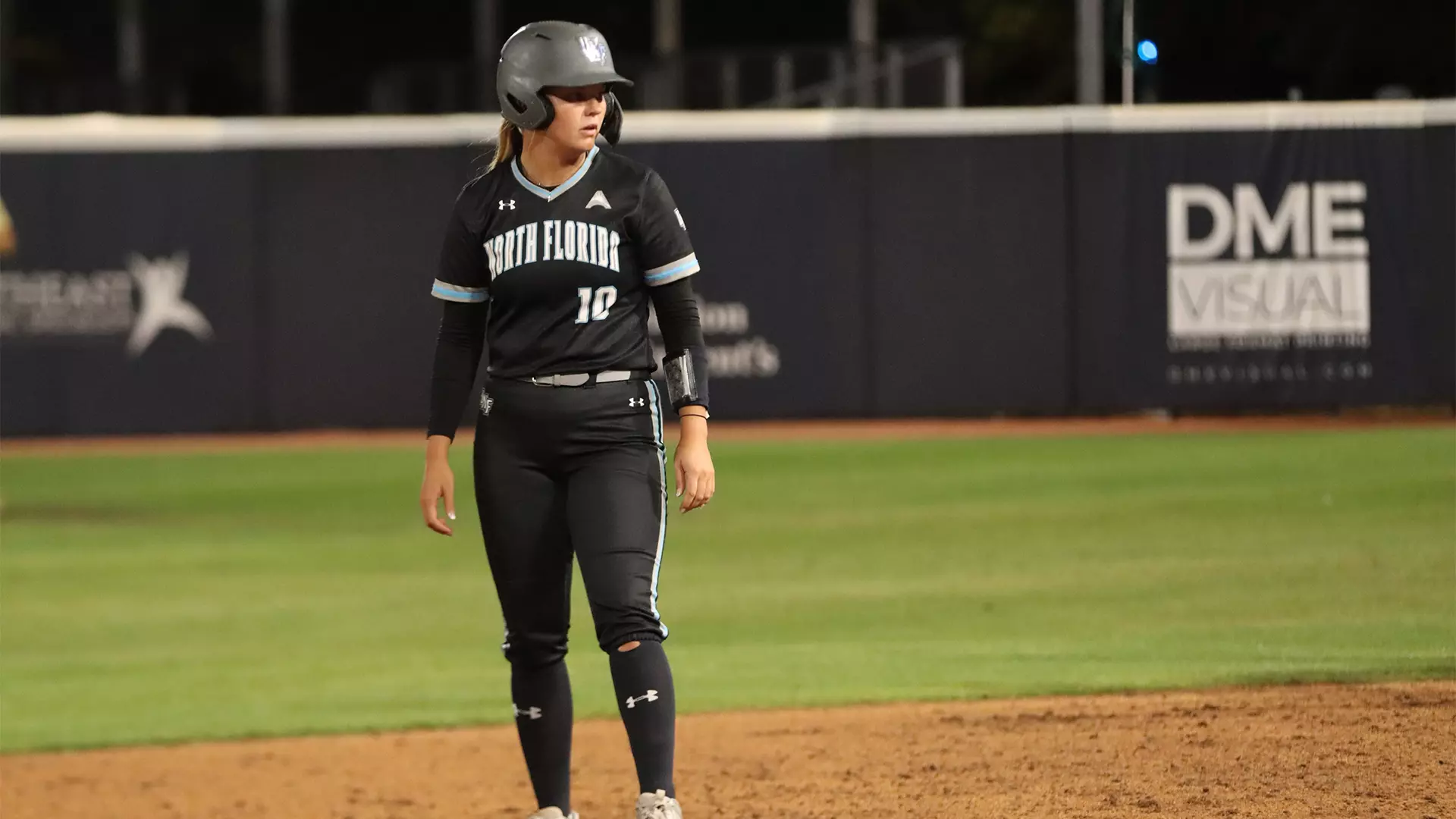 Abi Annett stands at second