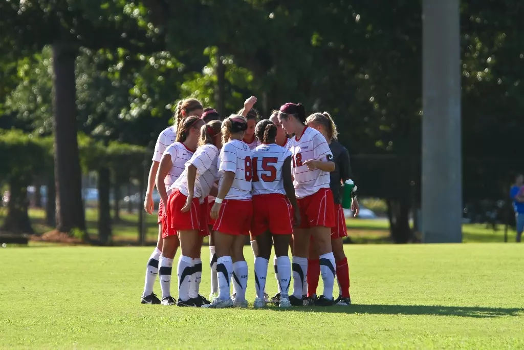 Soccer Team Huddle 