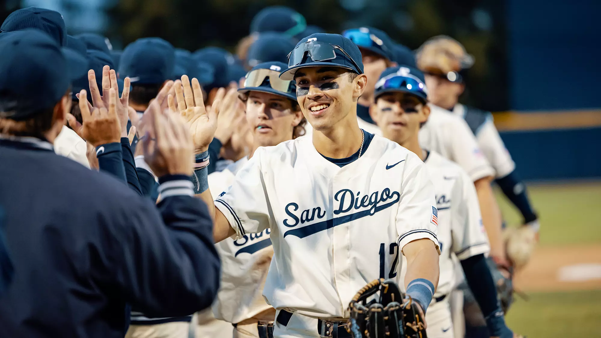 Baseball high fives 