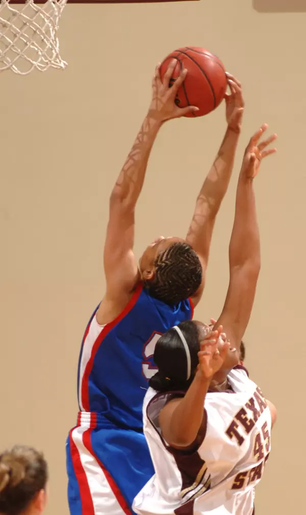 Kristi Dudley had nine rebounds, including six offensive, in the victory on Saturday