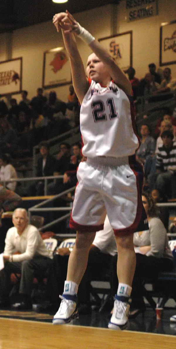 Jamie Buxkemper had a career-best nine points in the victory over Northwestern State