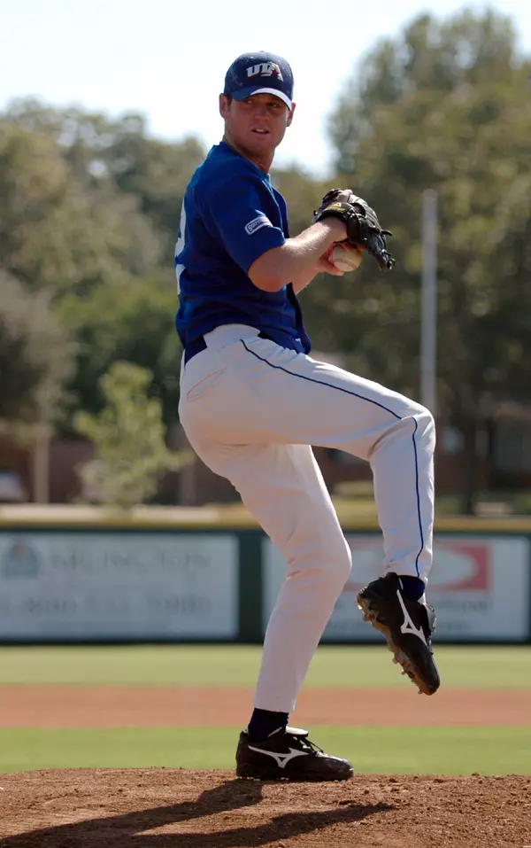 Ryan Riddle threw 6.2 scoreless innings in the victory over Lamar