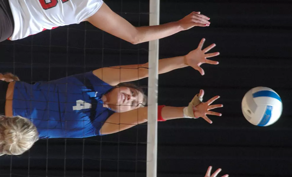 Gina Kalb had a season-high 10 kills against Arkansas-Little Rock