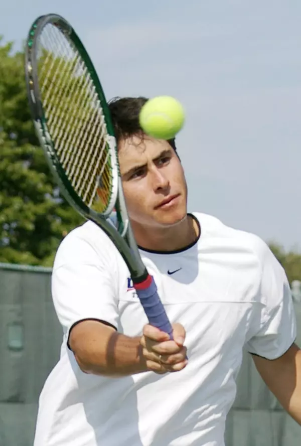 Diego Mattar won the No. 1 singles against Illinois State.