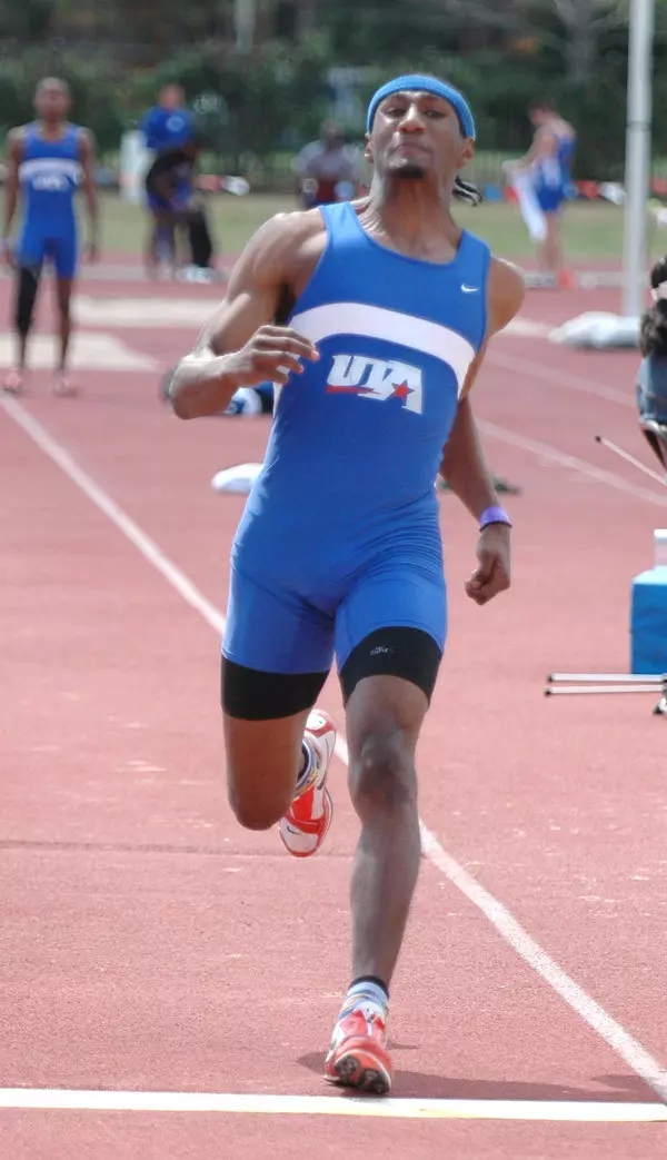 Andrew Duncan III won the triple jump with a region-qualifying mark of 49-11 during Saturday's North Texas Classic at Fouts Field.