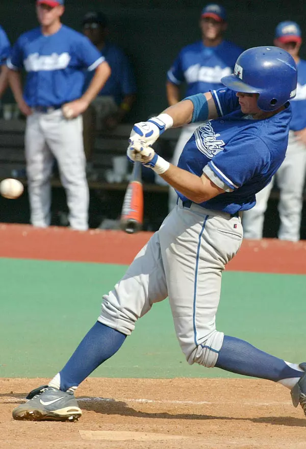 Daniel Rieder collected two hits on Sunday