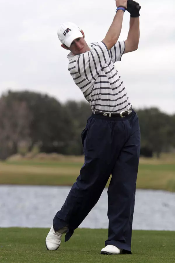 Zack Reeves is tied for 17th place after an opening day total of three-over-par 147 at the Saint Mary's Invitational on Monday.