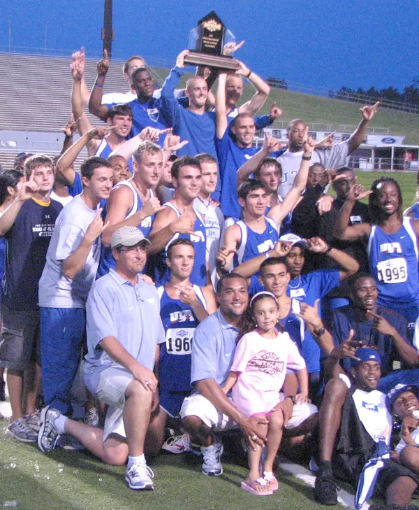 Vernon Goerge hopes to help UT Arlington match the 2007 team's success outdoors.