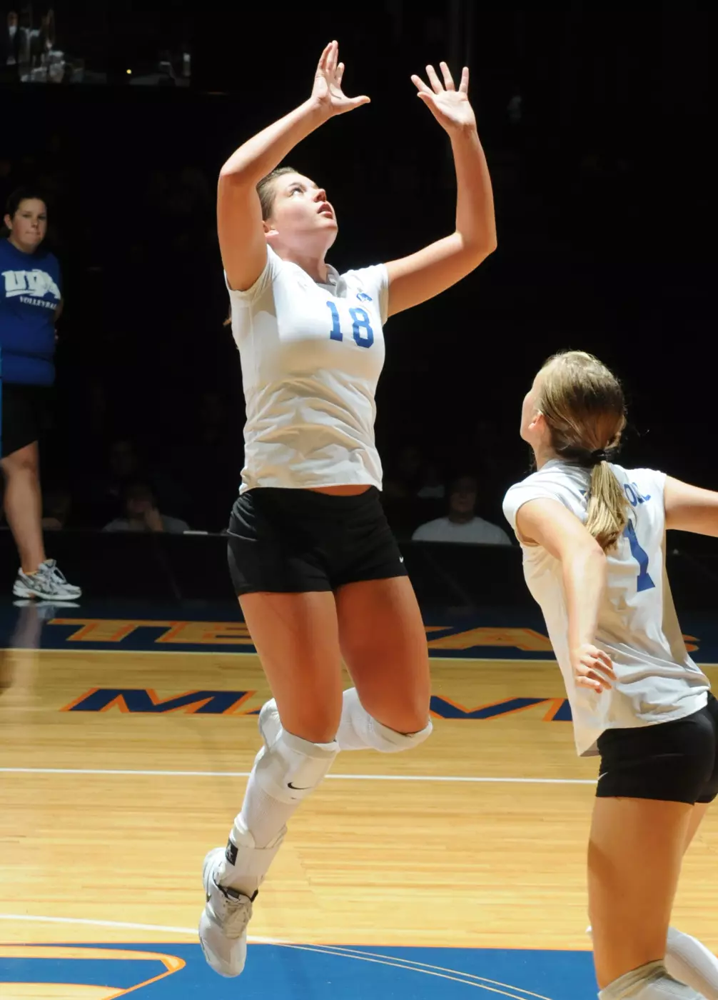 Raegan Daniel hit a team best .545 with six kills, 20 assists and six digs on Friday