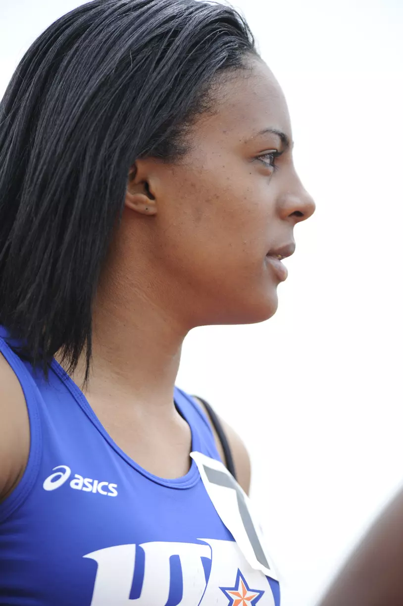 Jasmine Walls ran her best 60 meter dash time of the year