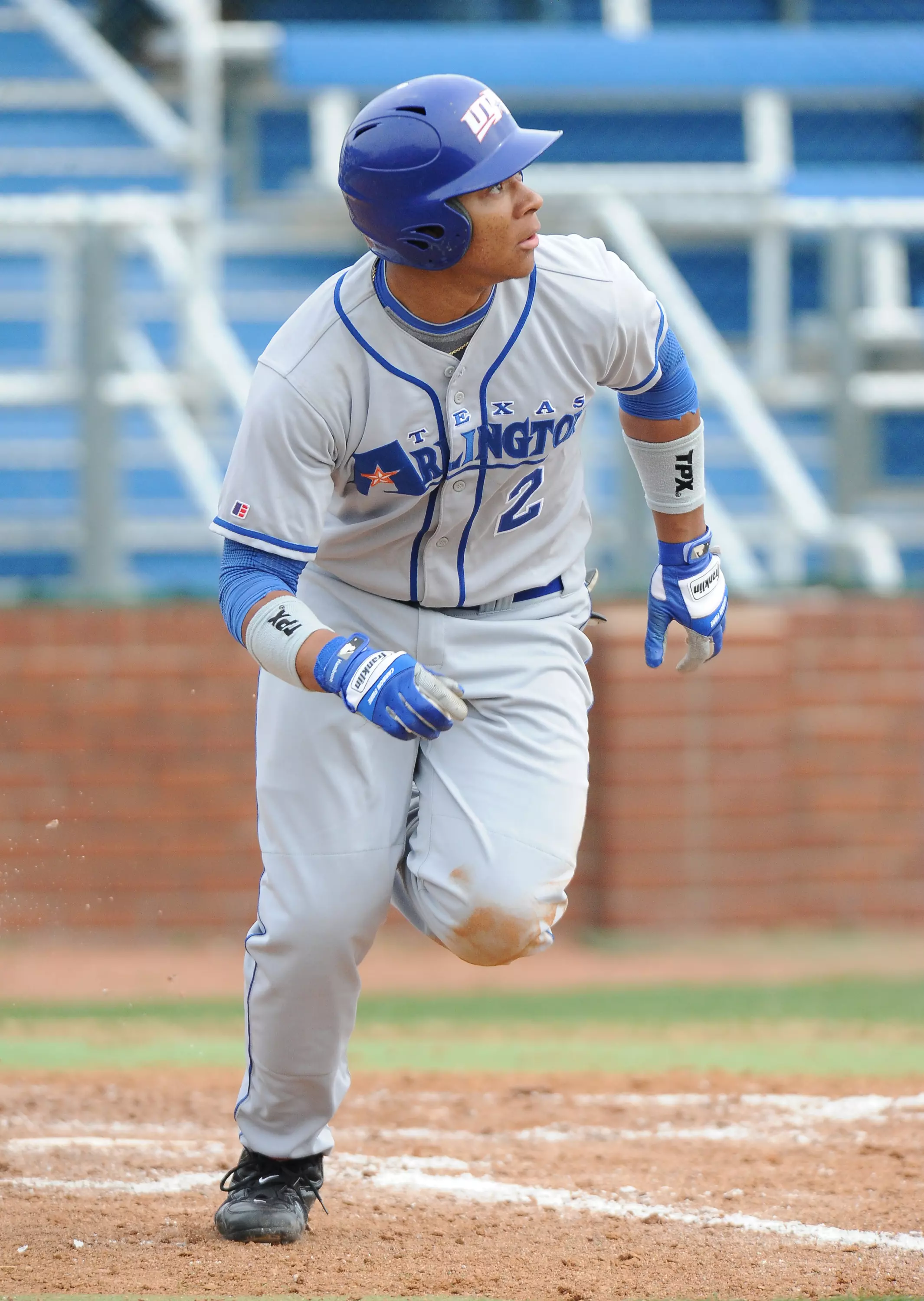 Michael Choice hit his seventh career triple to lead off the ninth inning