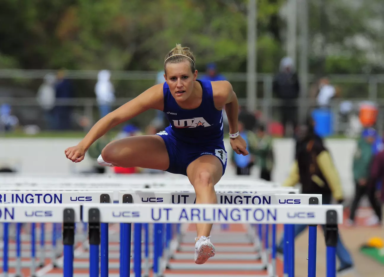 Doxie Thompson impressed in the hurdles