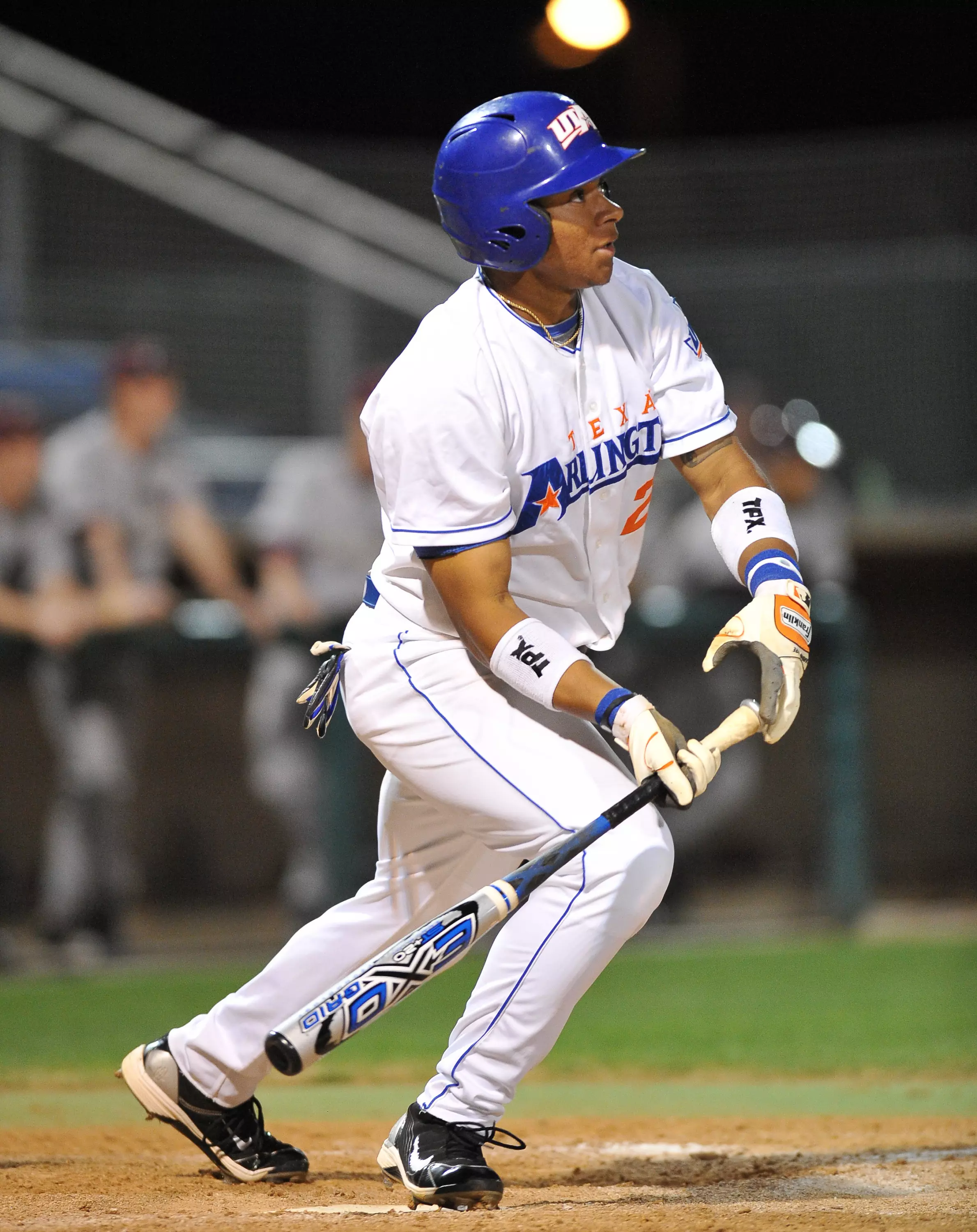 Michael Choice is batting .396 with 11 home runs and 31 RBI