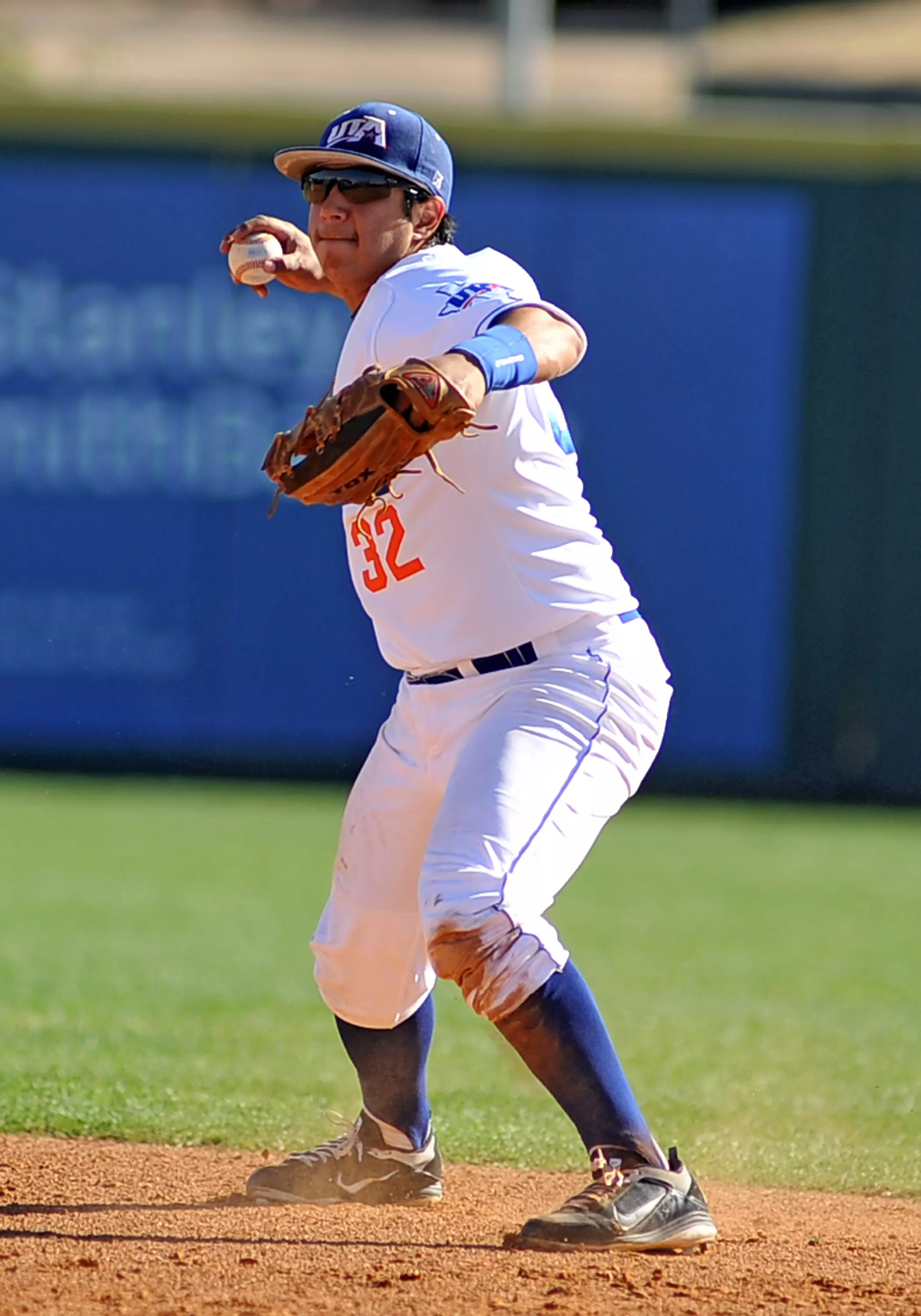 Michael Guerra went 2-for-5 with a double and a run scored and also turned in a few nice plays Tuesday against No. 2 Oklahoma.