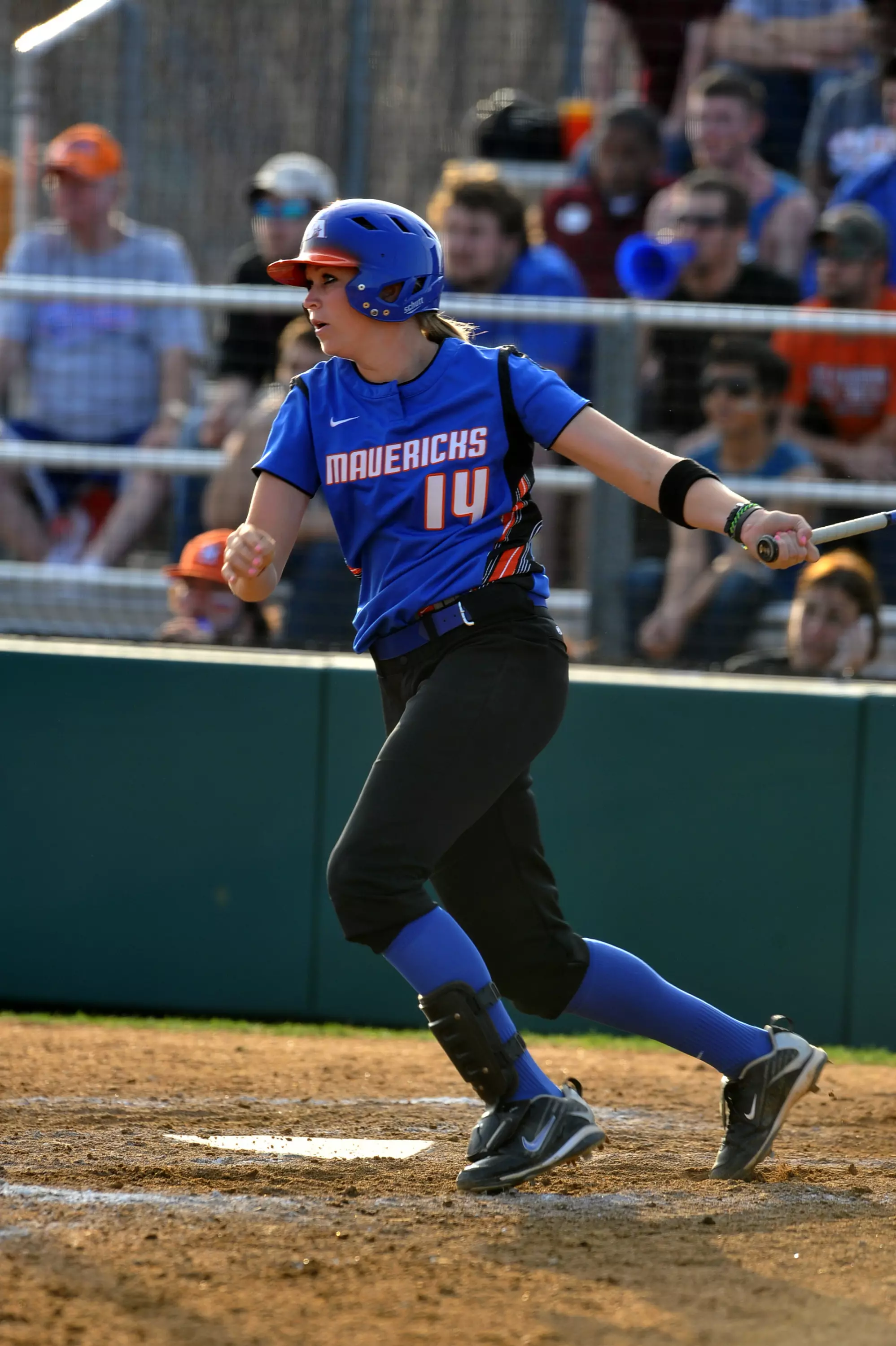 Rebecca Collom connected on her 12th home run of the season against North Texas Wednesday