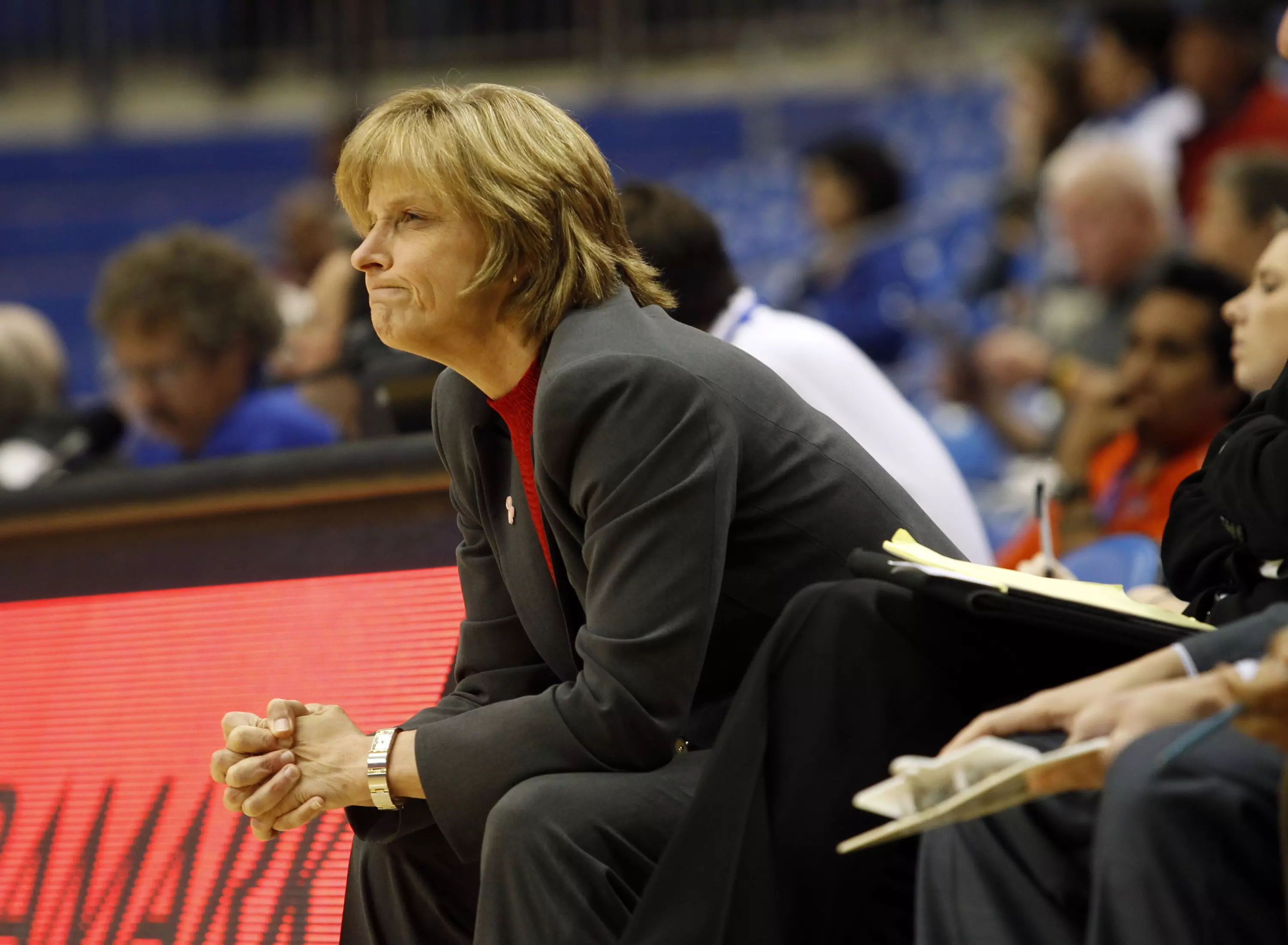 UTA head coach Samantha Morrow