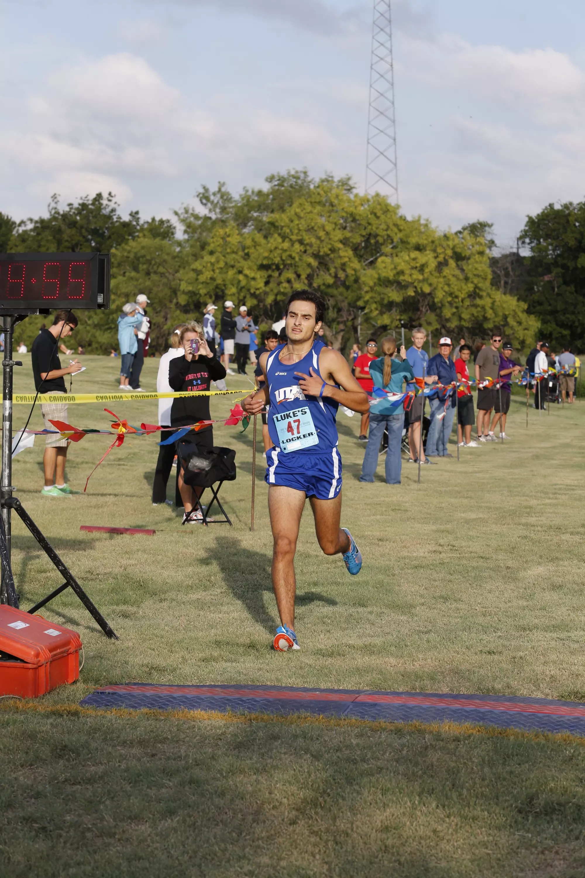 Freshman Virgilio Martinez won the UTA Season Opener in his first-ever meet.
