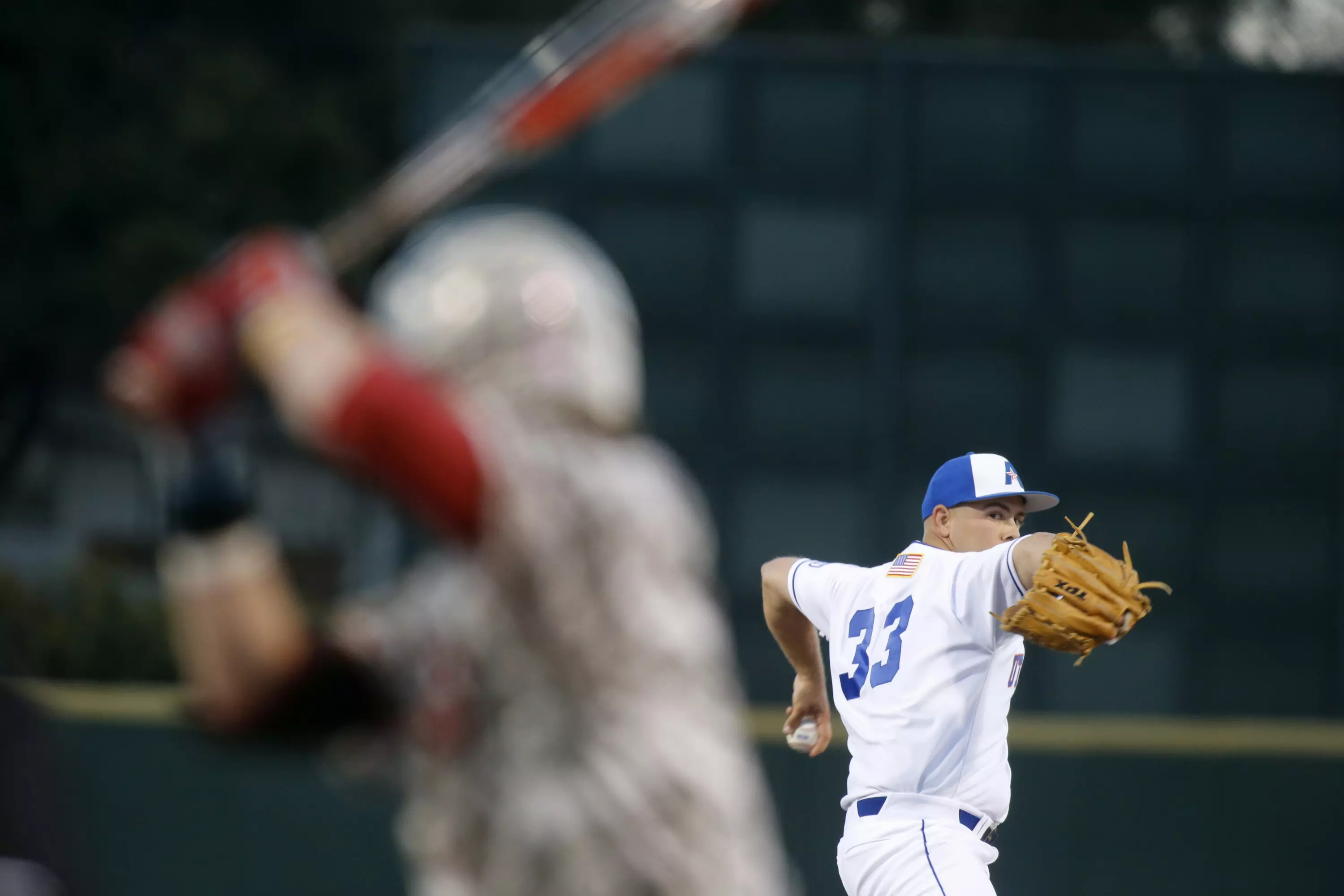 Chase Weaver struck out five in his first start of the season.