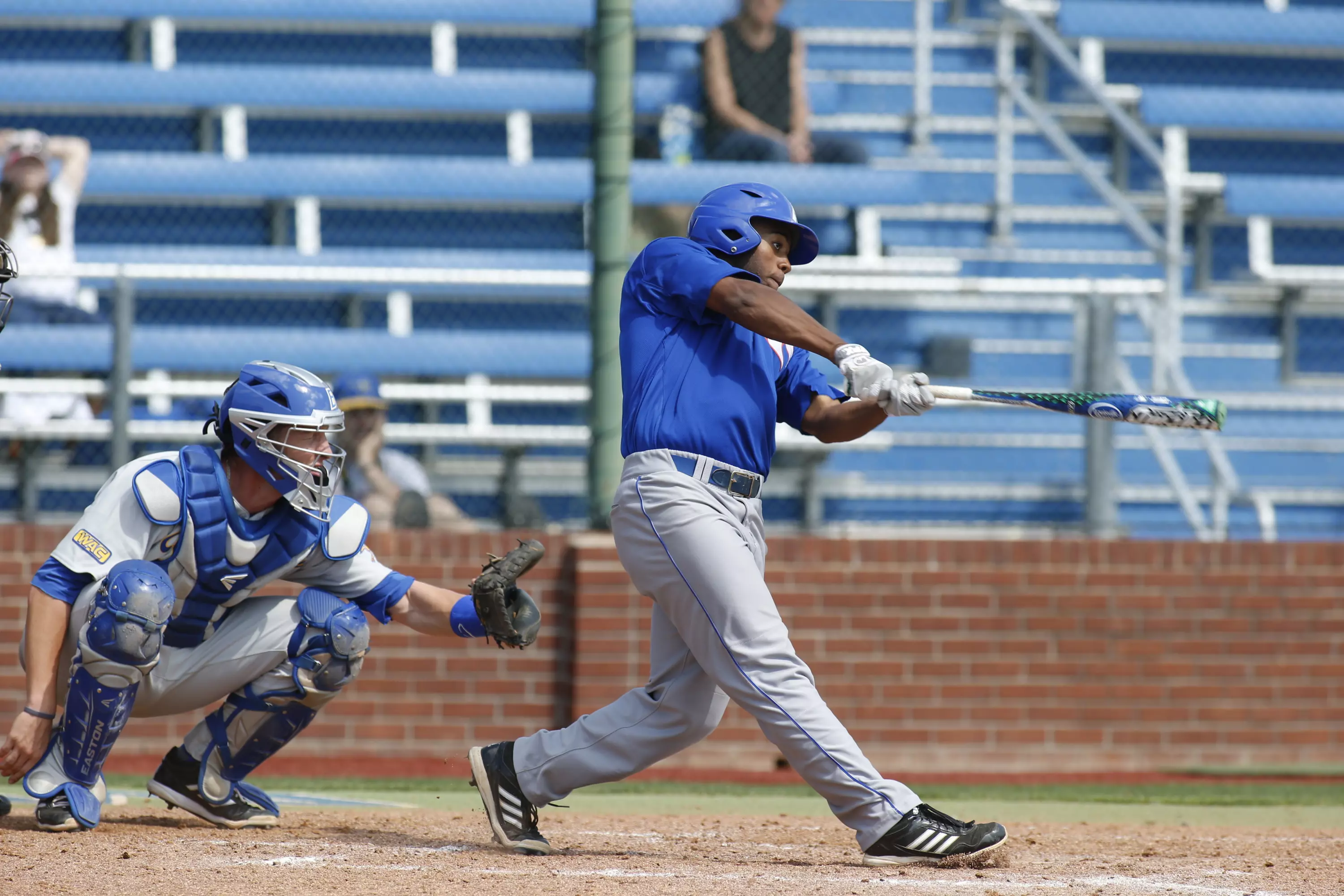 Darien McLemore finished with two hits against the Patriots.