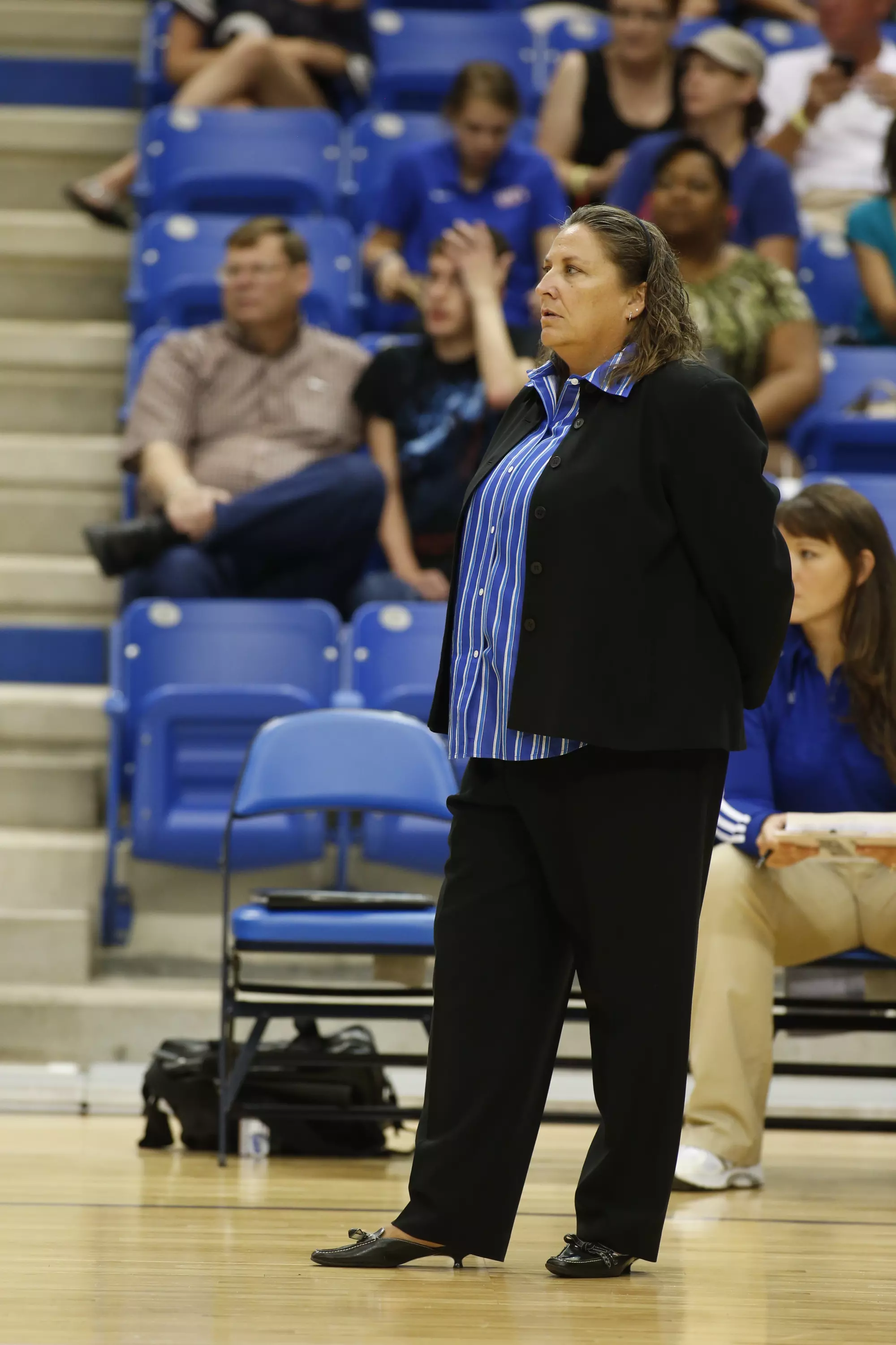 UTA volleyball head coach Diane Seymour is excited to begin practices.