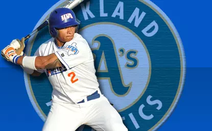 Michael Choice was a 1st round selection by the Athletics in 2010.