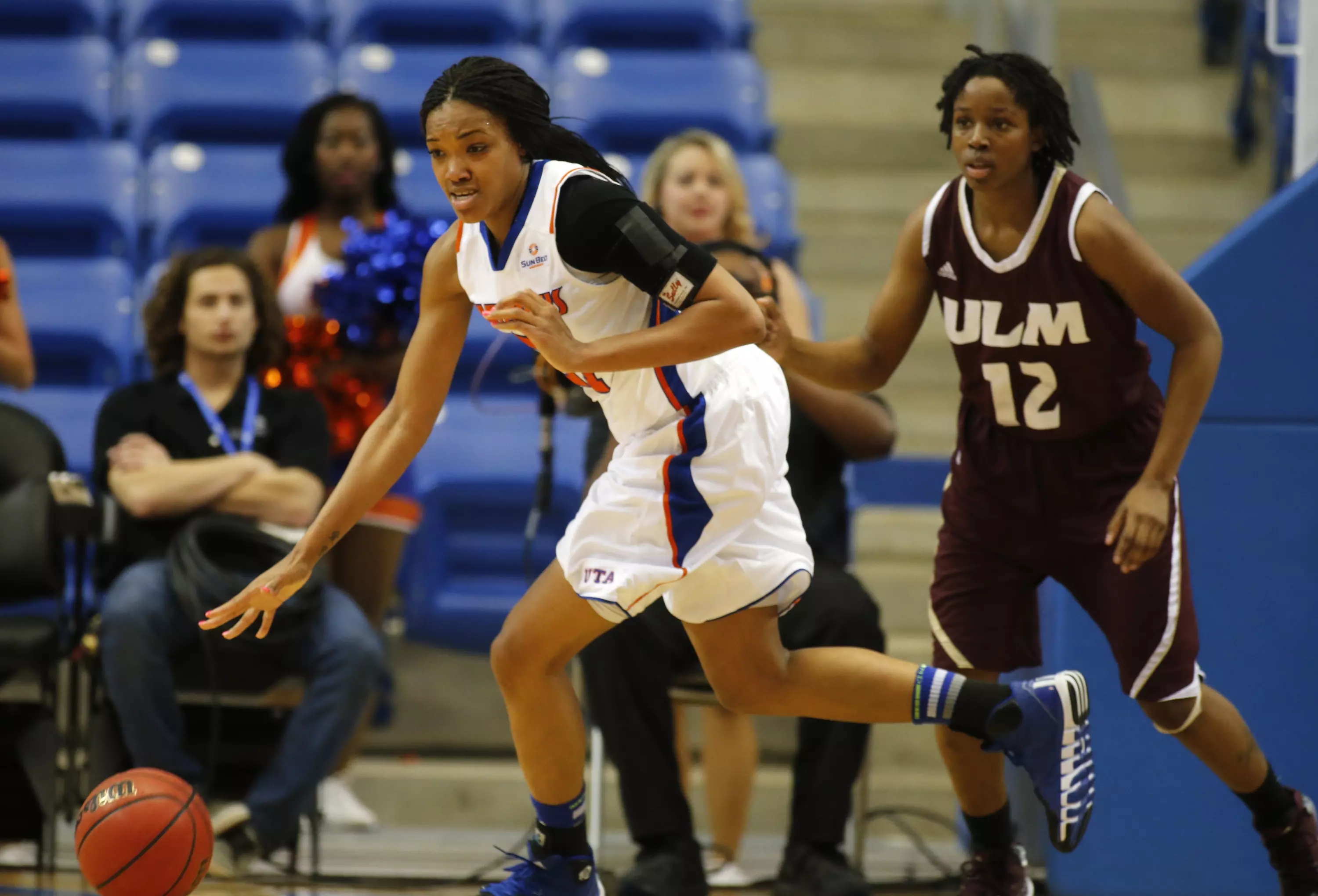 Briana Walker led UTA in scoring with 19 points against ULM.