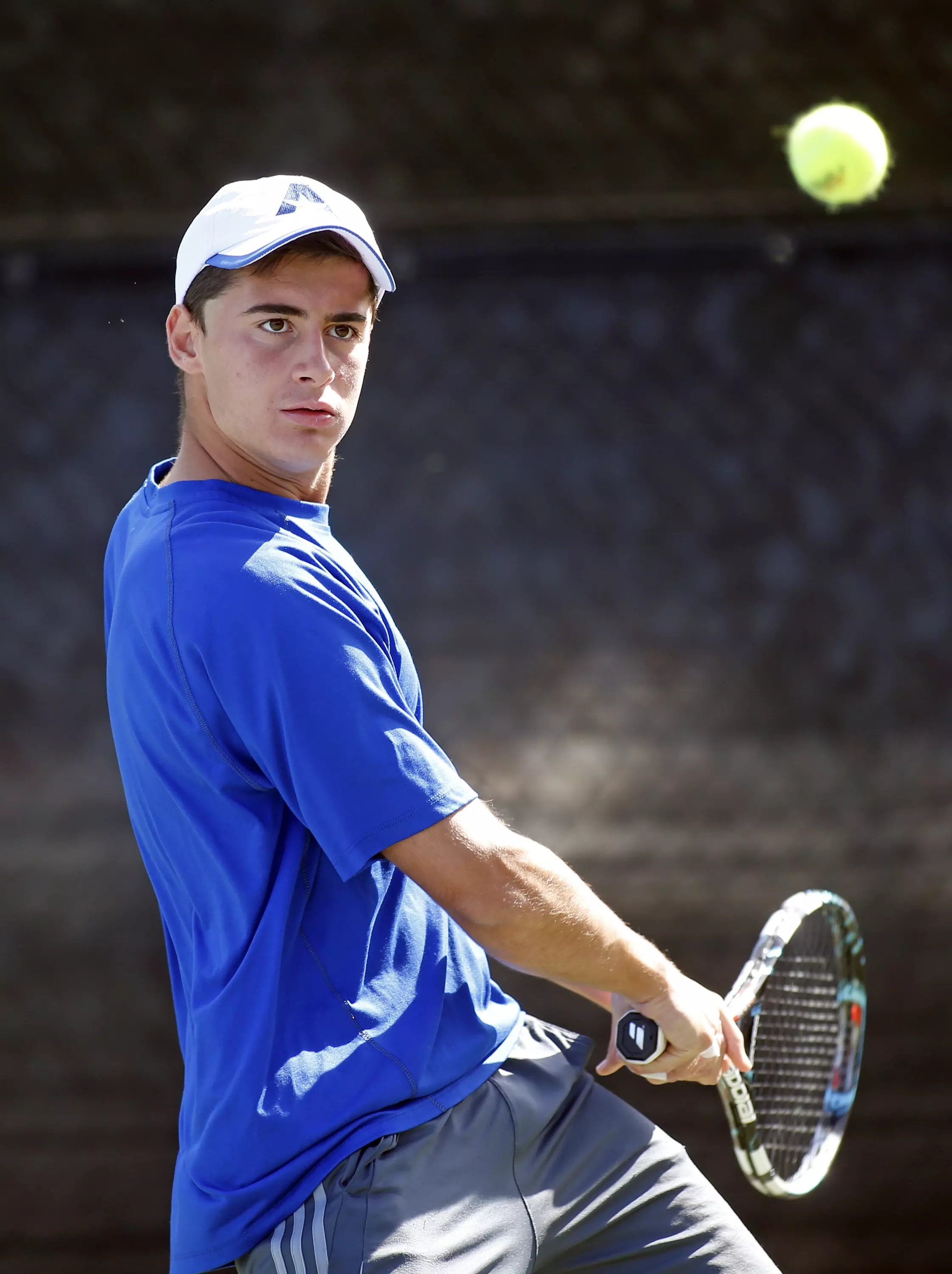 Francesco Migliano won 6-3, 6-2 on Wednesday night.