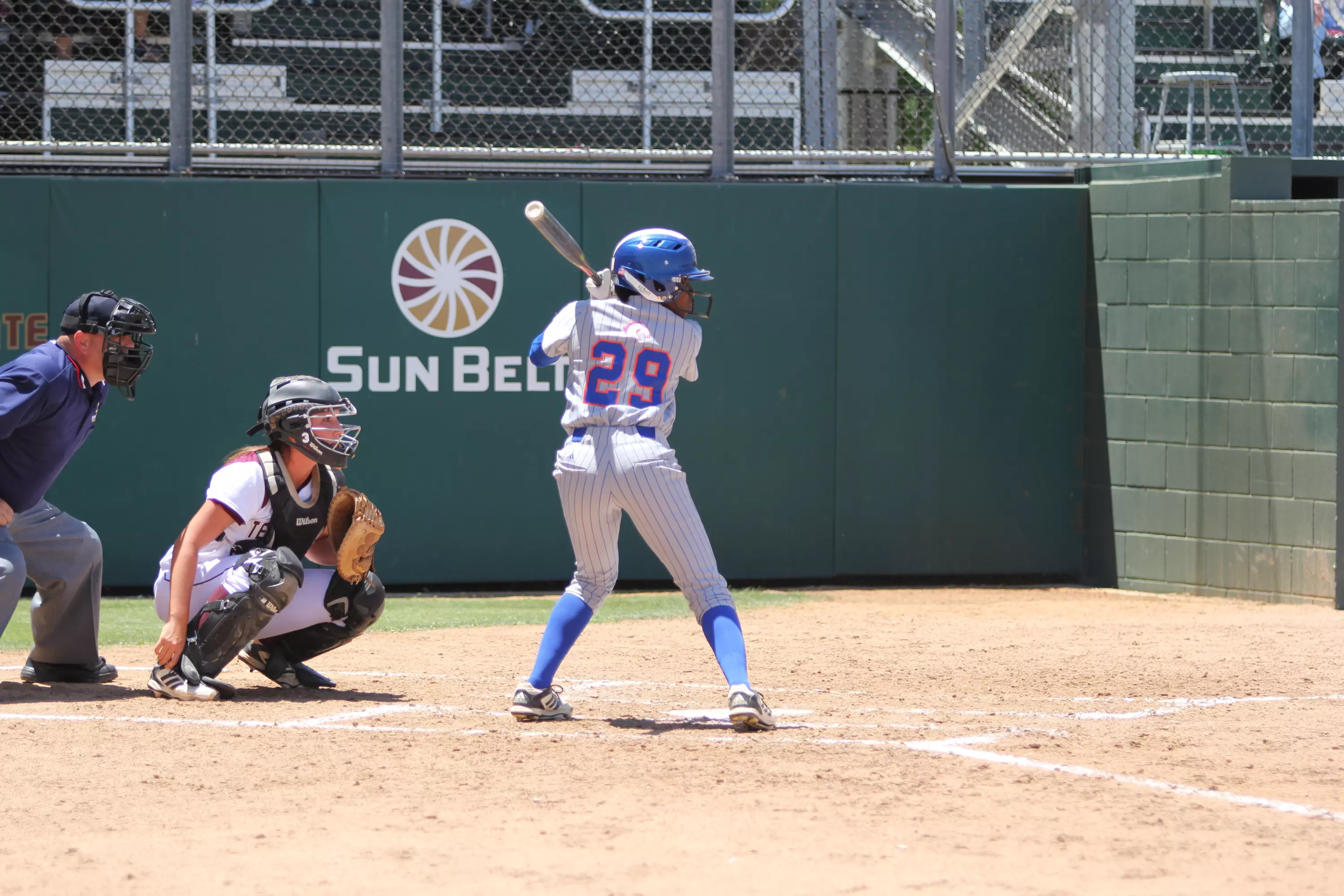 Jasmine Tanksley had one run and one hit against the Bobcats.
